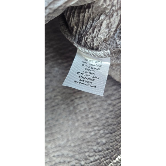 Tulléa Women's Metallic Sparkle Textured Short Sleeve Top M - Picture 6 of 7